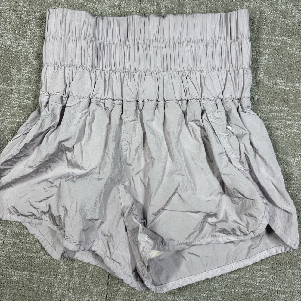 Free People Movement The Way Home Short Arctic Mist Silver Gray Size XS